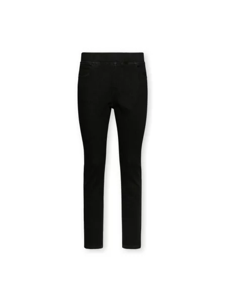 Skinny jeansy skinny Elena Miro' czarne