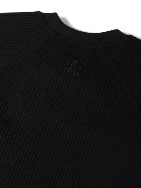 Tricou Aboutblank cu mânecă raglan negru