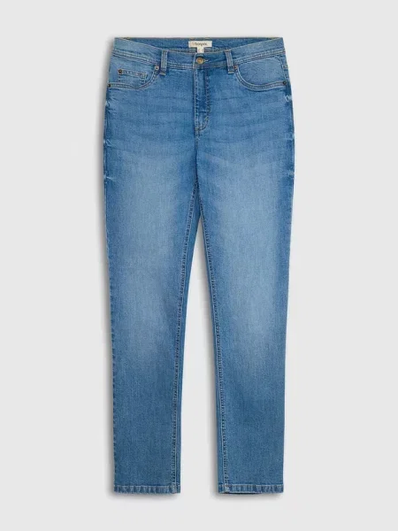 Jeansy regular fit straight niebieskie