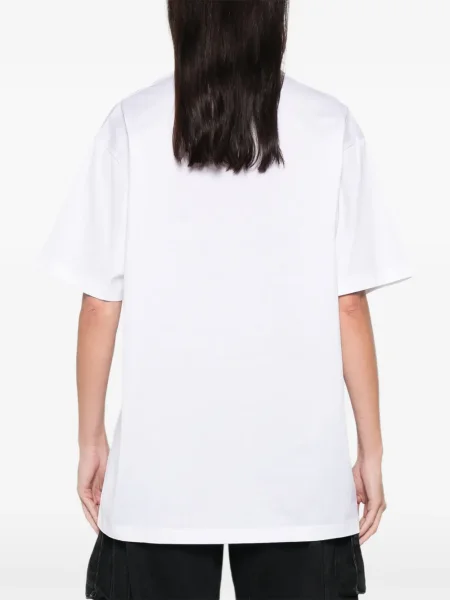 Tricou Marques'almeida cu model floral alb