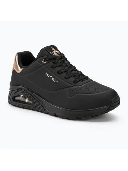 SKECHERS Uno Golden Air дамски обувки черно/черно/металик черно