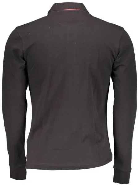 Polokošeľa La Martina s dlhými rukávmi čierna