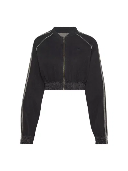 ADIDAS ORIGINALS Geacă de primăvară-toamnă SST gri / denim negru