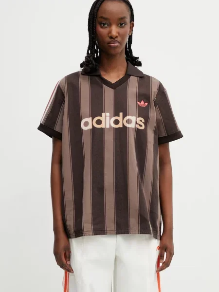 Tricou polo Adidas Originals maro