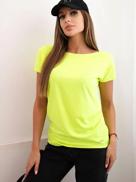 Bluză Kesi cu mâneci scurte scurtă negru