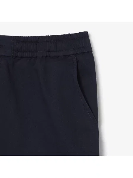 Lacoste Szorty Z Bawełny Stretch Regular Fit niebieski