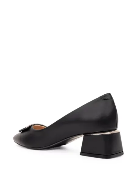 Pantofi cu toc Sergio Moretti Firenze cu cataramă negru