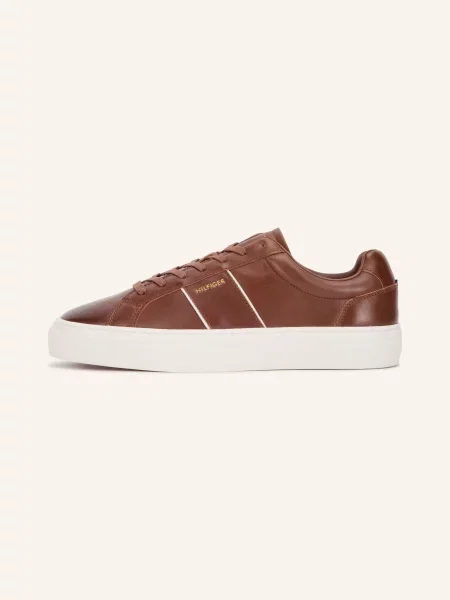Tommy Hilfiger Sneakersy koňaková / zlatá