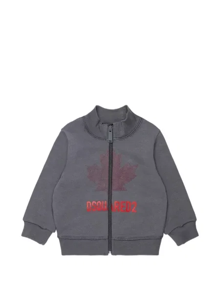 Bluza rozpinana dziecięca Dsquared2 szara