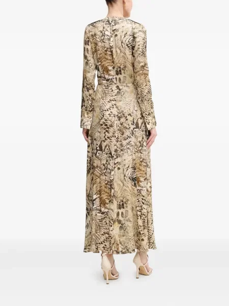 Sukienka maxi Guess z nadrukiem