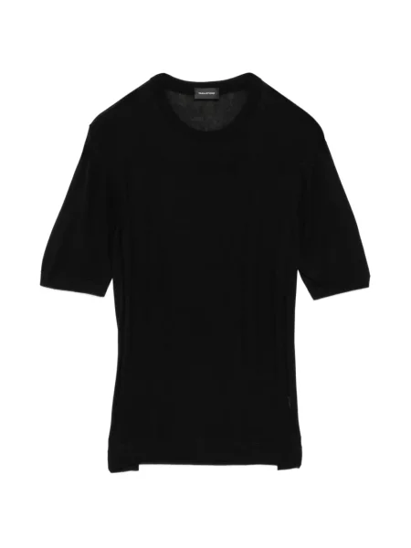 Tricou Tagliatore cu decolteu rotund negru