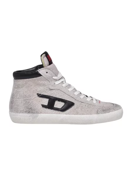 Sneakersy Diesel skórzane szare