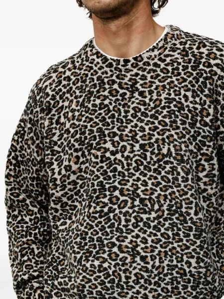 Tricou Stüssy cu model leopard