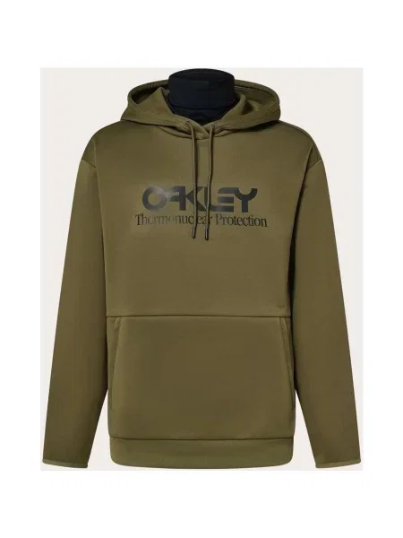 Bluza z kapturem Oakley Rider Long iridescent khaki M zielony