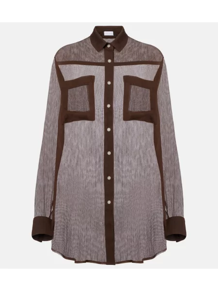 Przezroczysty top Jade Swim brązowy