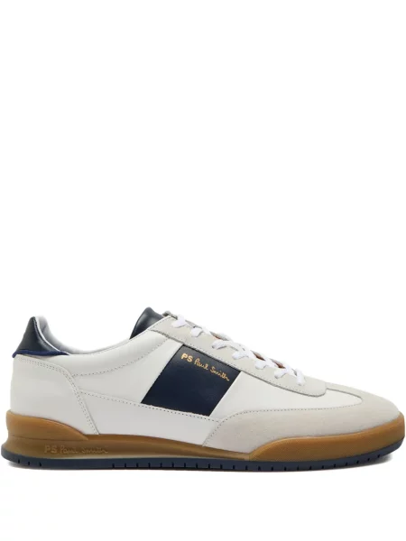 Sneakerși Paul Smith din piele alb