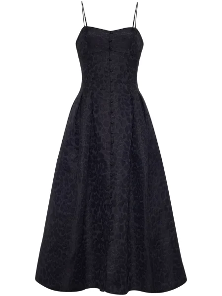 Rochie midi Adam Lippes negru