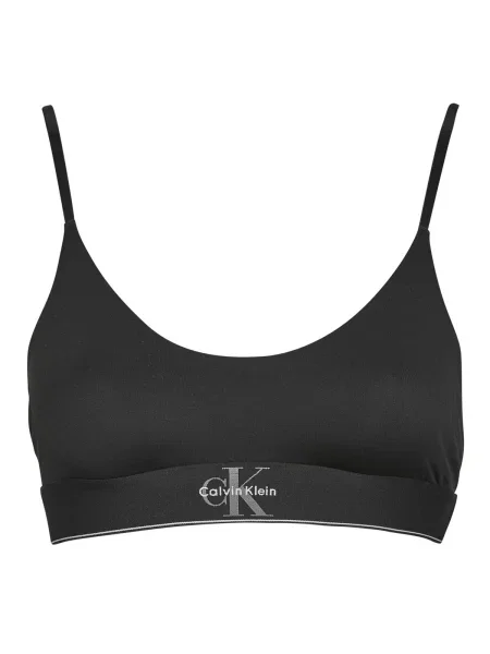 Fără căptușeală sutien Calvin Klein Jeans negru