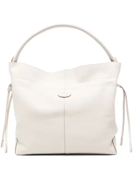 Geantă bucket Tod's din piele alb