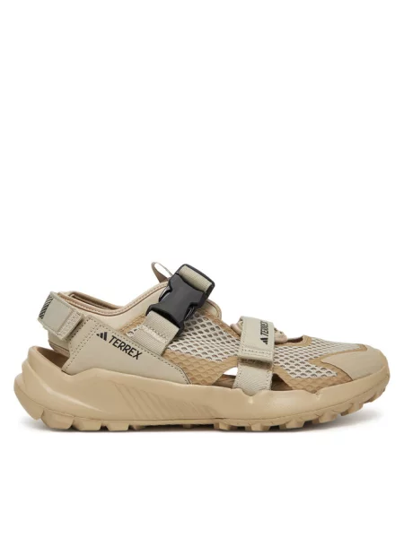 Sandały adidas beżowe