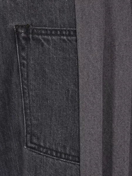 Spódnica jeansowa Kuro czarna