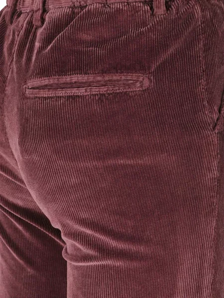 Pantaloni Myths de catifea cord violet