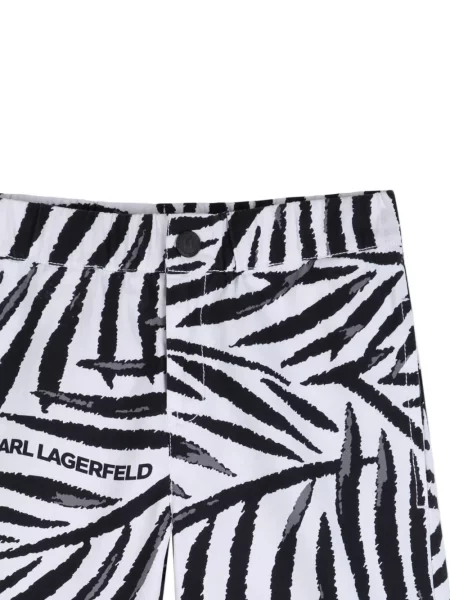 Dětské bermudy Karl Lagerfeld bílé