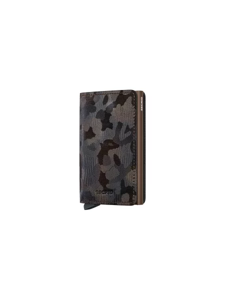 Secrid Slimwallet Jungle Brown Unisex Portfel Secrid SJu-Brown-One-size Size: One size brązowy
