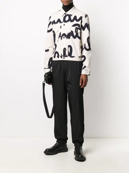 Juosmuo kelnės Paul Smith juoda