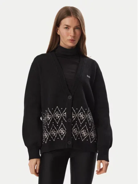 Guess Cardigan negru