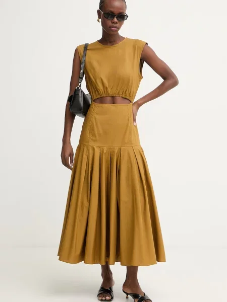Pinko rochie de vară din verde