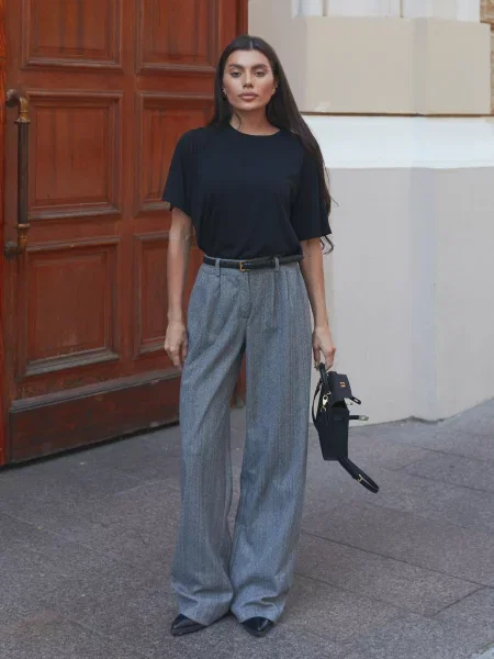 Футболка Seventeen бавовна/віскоза чорний