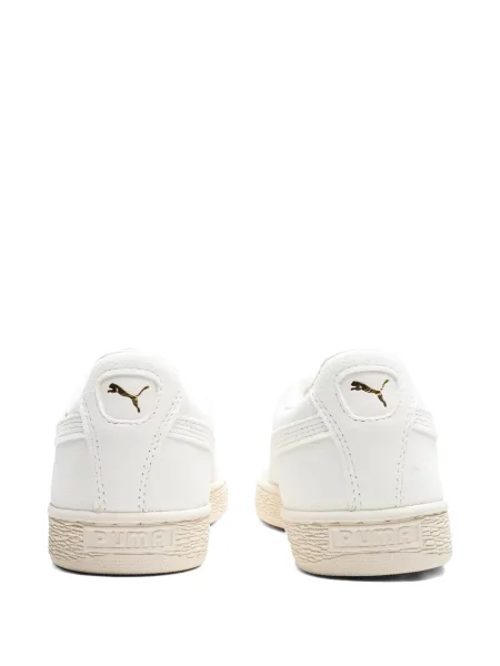 Sneakerși Puma din piele alb