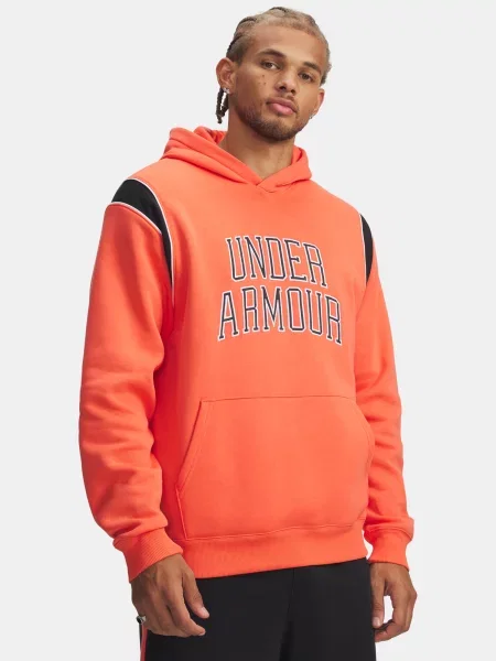 Hoodie Under Armour iz flisa črna