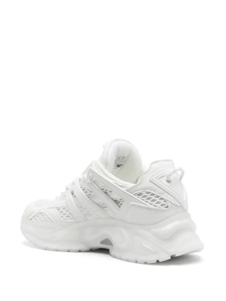 Sneakerși Guess plasă alb