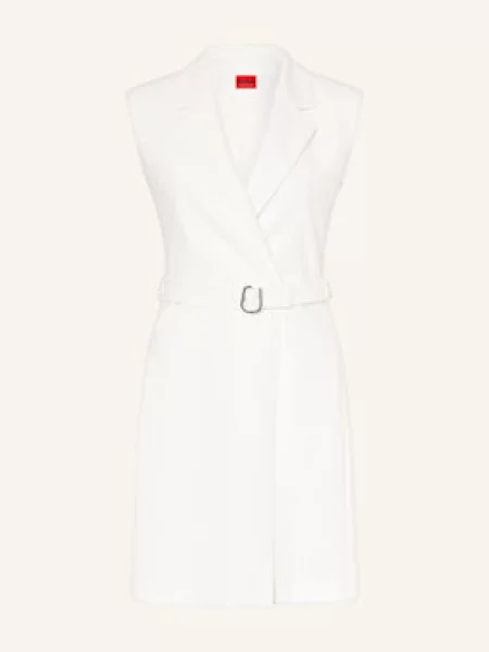 HUGO sukienka mini dopasowana biały