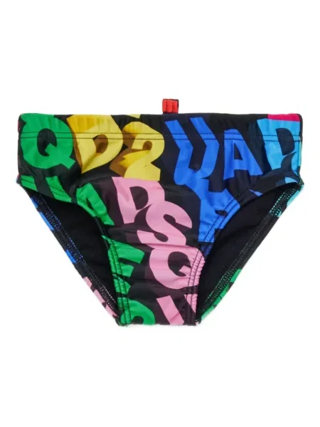 Kąpielówki dziecięce Dsquared2 czarne