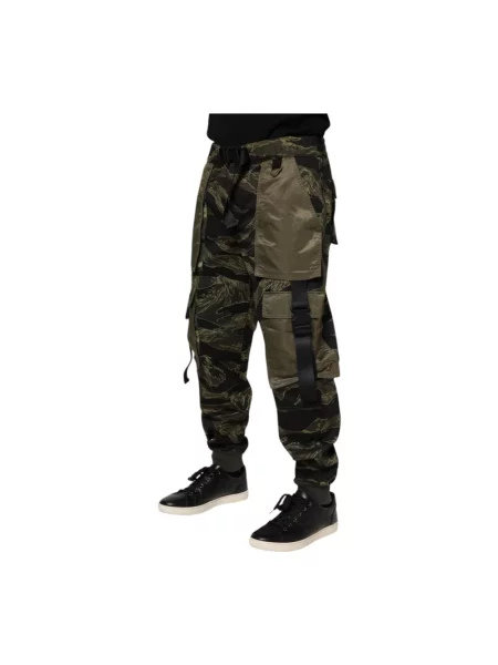 Spodnie cargo Dolce And Gabbana w kamuflażu