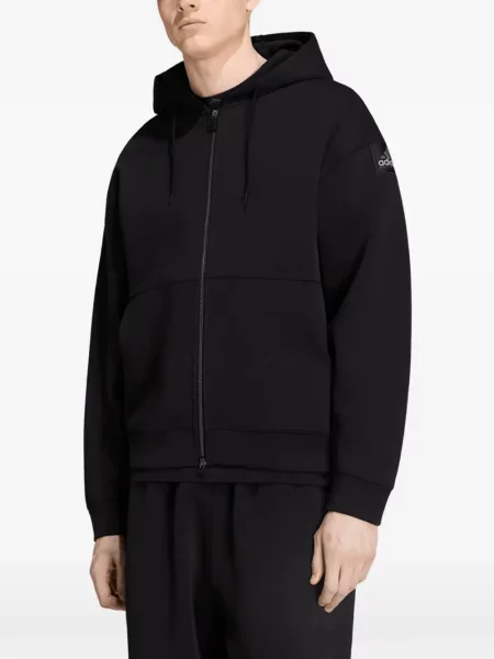 Hanorac Adidas cu autograf cu dungi alergare galben