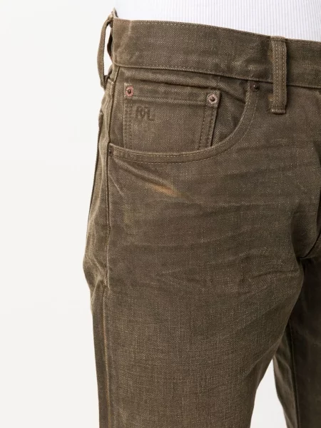 Дънки straight leg Ralph Lauren Rrl кафяво