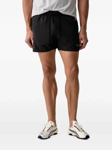 Pantaloni scurți Puma cu imagine cu cordon negru