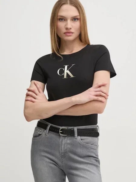 Calvin Klein Jeans t-shirt czarny