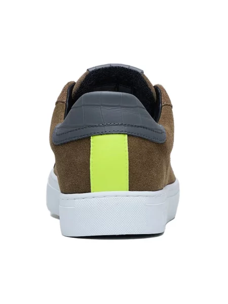 Sneakersy Hide&jack skórzane brązowe