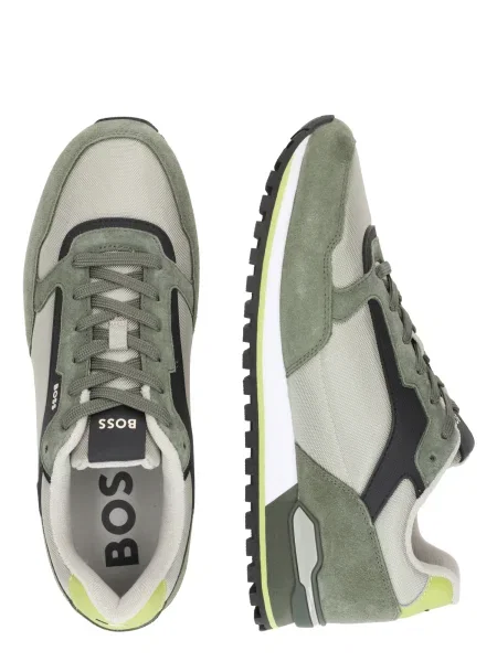 BOSS BLACK Sneakers Parkour-L_Runn_sdnyt | z dodatkiem skóry negru