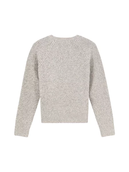 Dzianinowy sweter Aspesi szary