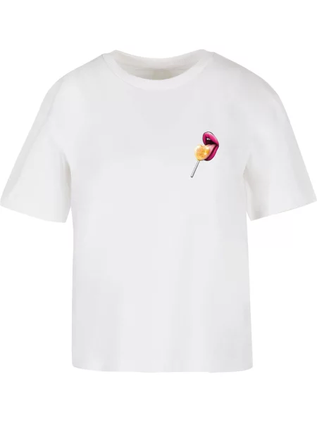 Mister Tee Tricou Sugar Bomb galben / gri / roz alb