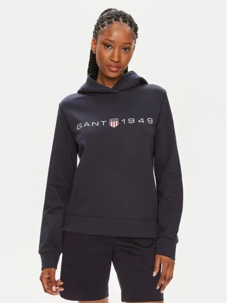 Gant Bluză Archive Shield Bleumarin