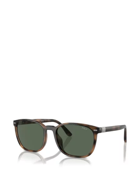 Ochelari de soare pătrați Polo Ralph Lauren maro