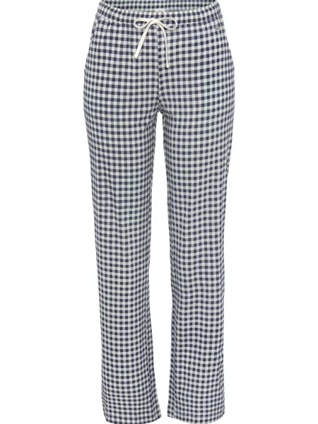 S.Oliver Pantaloni de pijama bleumarin / murdar alb