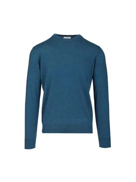 Sweter Ballantyne wełniany niebieski